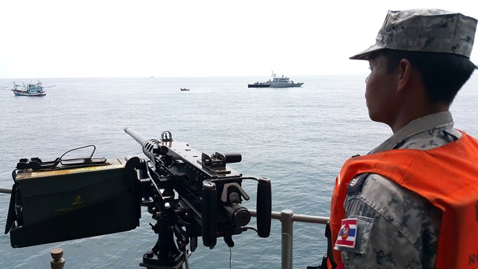 The Royal Thai Navy have launched new patrols to combat illegal fishing boats from Thailand and other countries.