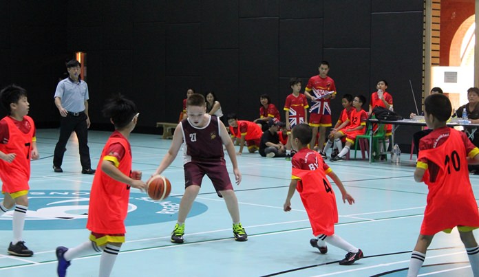 British International School Ho Chi Minh take on BVIS at basketball.