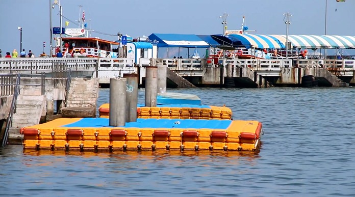 Authorities told boat owners they could only take on or let off passengers on floating docks at Bali Hai.