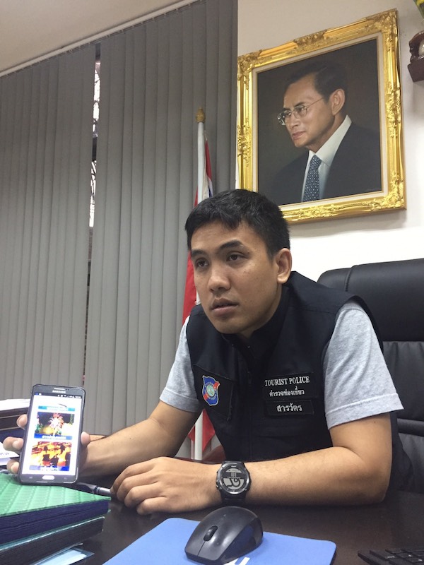 Local Tourist Police Division Chief Pol. Lt. Col. Piyapong Ensarn said the web-based database system went online in November.