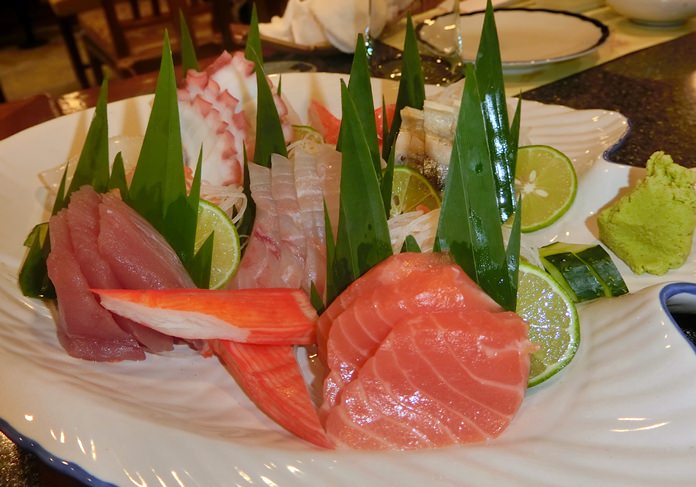 Assorted sashimi and wonderful.