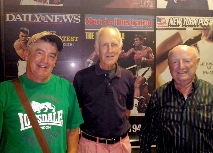 From left, Bob Comartin, Gil Phillips and David Phillips.