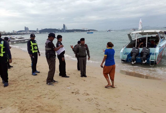 The Tourist Police led an inspection of Pattaya boat operators to make sure their vessels were seaworthy and all licenses up to date.