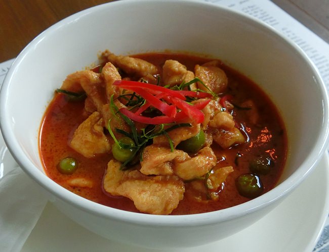 A spicy Panang Curry.