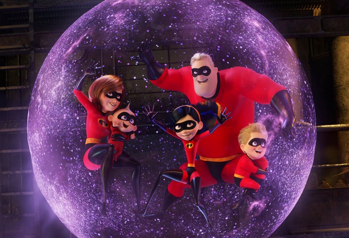 This image released by Disney Pixar shows a scene from “Incredibles 2”. (Disney/Pixar via AP)