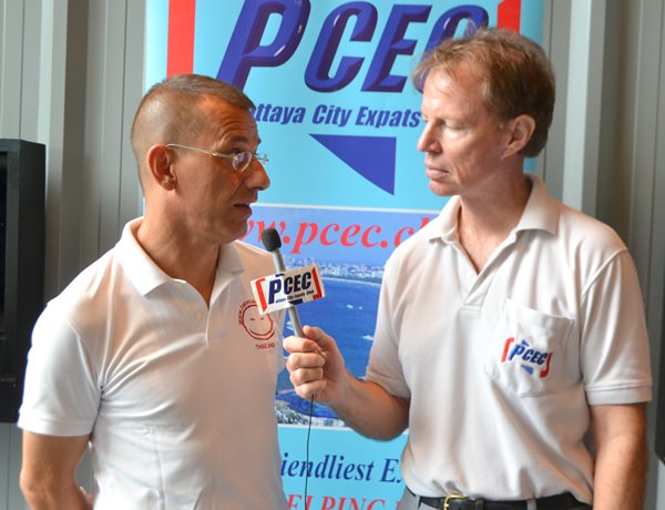 4. Member Ren Lexander interviews Gio Luicardi after his presentation to the PCEC. To view the video, visit https://www.youtube.com/watch?v=P-zKltJXTd8&t=8s.