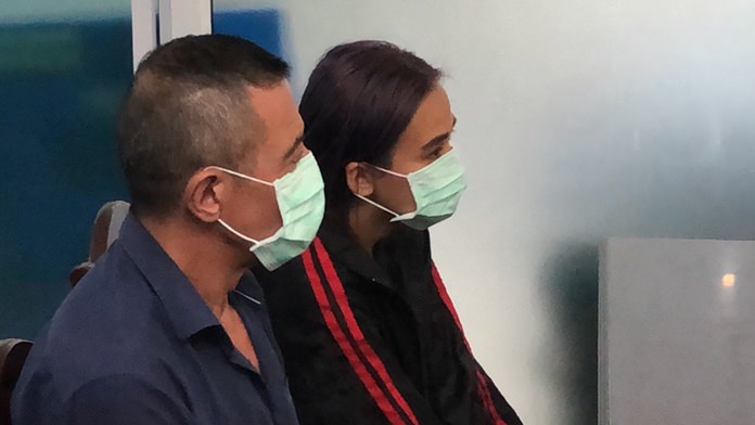 Albert Bachtoula Cherif, 57, and Nannapat Krawin were arrested for allegedly stealing their Pattaya landlord’s pickup truck.