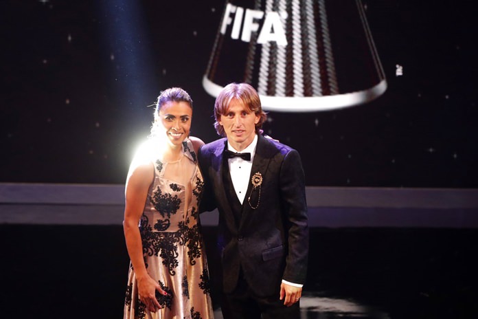 APTOPIX Britain Soccer FIFA Awards