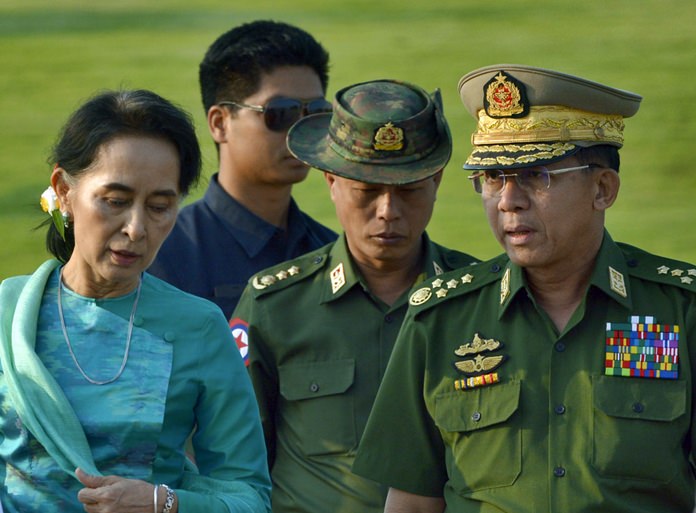 Aung San Suu Kyi, Min Aung Hlaing