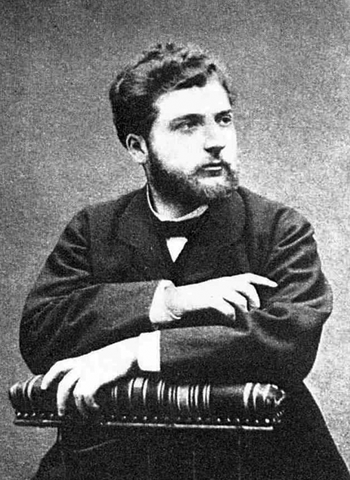 Georges Bizet photographed in about 1860.