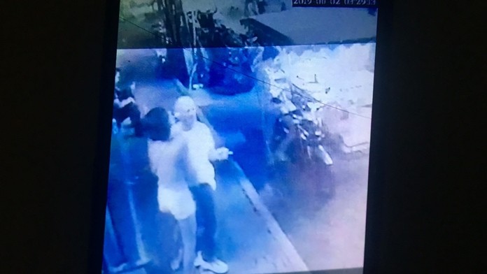 Anthony O’Malley shared CCTV footage of him being pickpocketed on Walking Street and the story was picked up by the British tabloids.