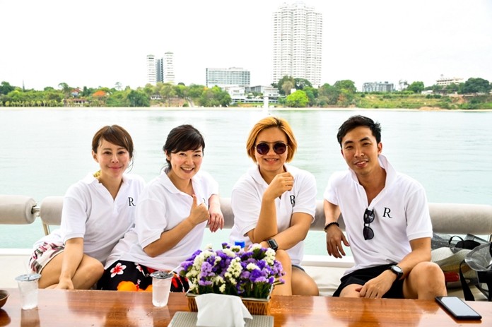 Guests enjoying the delightful cruise.