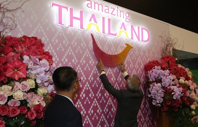 H.E. Mr. Phiphat Ratchakitprakarn, Minister of Tourism and Sports, officially opened the Thailand Pavilion at the WTM 2019.