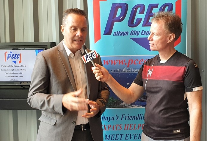 Member Ren Lexander interviews Andrew Stocks after his presentation to the PCEC. To view the video, visit: https://www.youtube.com/watch?v=GPO3MCWa40o.