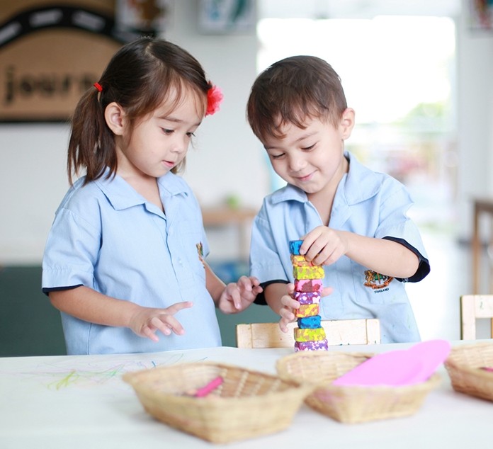 Children take part in a broad range of play and inquiry-based learning experiences.