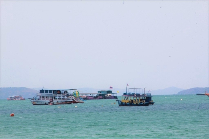 Tourist boats that once used to carry loads of visitors to and from Larn Island are now empty. Docking costs a lot more than leaving them in the sea.