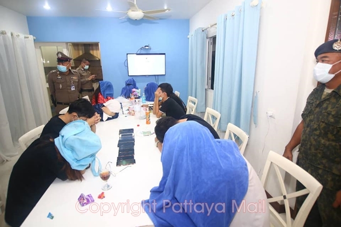 ...led Pattaya police to a drug party thrown by the grandchild of a high-ranking police officer.