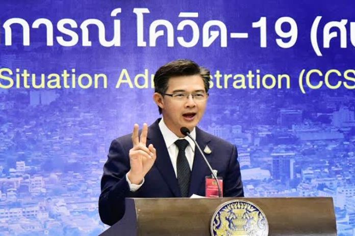 The Center for COVID-19 Situation Administration (CCSA) spokesman, Dr Taweesin Visanuyothin.