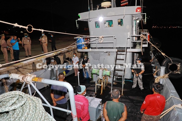 The Royal Thai Navy impounded a Thai oil tanker carrying 100,000 liters of illegal diesel fuel.