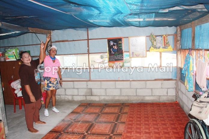 The elements in her old room, the rain, wind and sun, made it most uncomfortable and even unbearable!