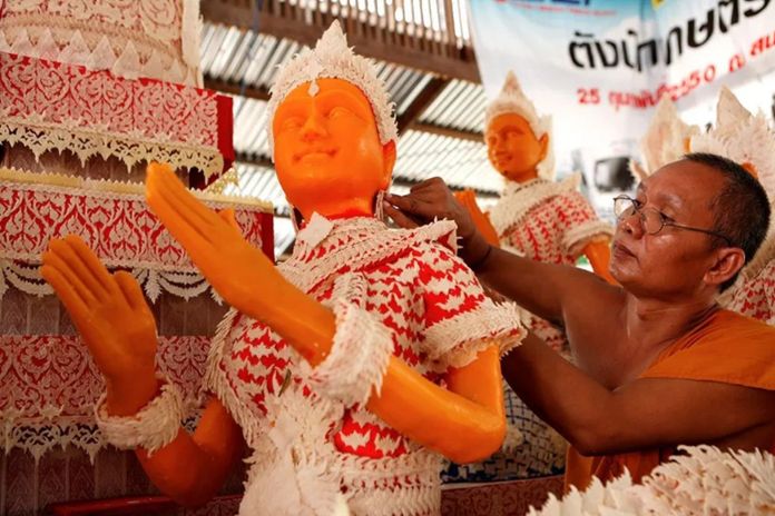 Unique seasonal tradition moves online to mark start of Buddhist Lent.