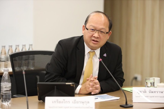 The Federation of Thai Industries (FTI) vice-chairman, Kriangkrai Tiennukul.