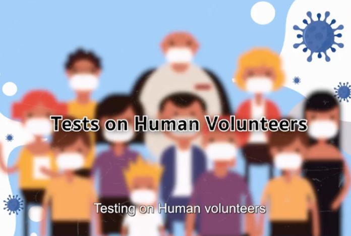 The research center will be looking for volunteers for the human trial between August and September and will inject the first doses in October.
