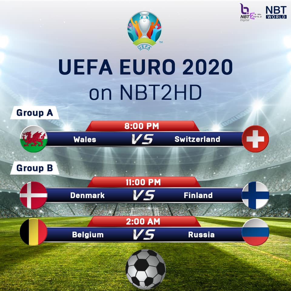 Uefa Euro 2020 Matches On Nbt2hd Thailand Tonight Pattaya Mail