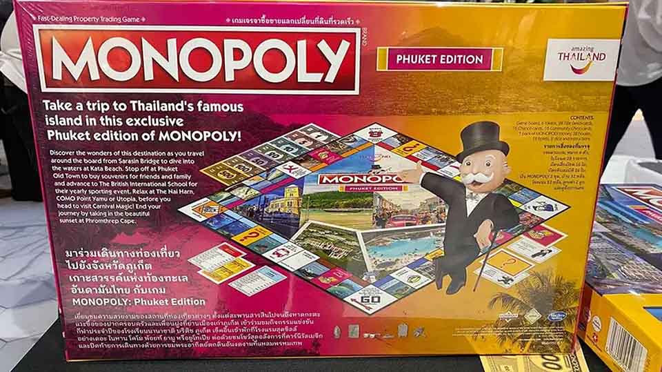 Thailand launches new ‘Monopoly: Phuket Edition’ board game - Pattaya Mail