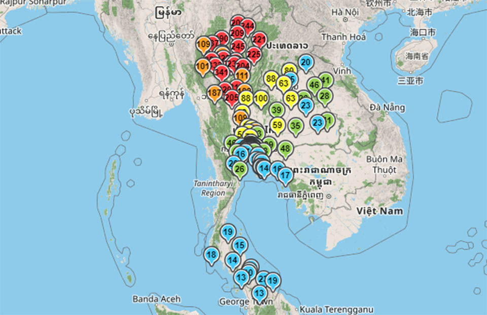 Unhealthy Levels Of Pm25 Persist In Bangkok Chiang Rai Sukhothai And Khon Kaen Pattaya Mail 6216