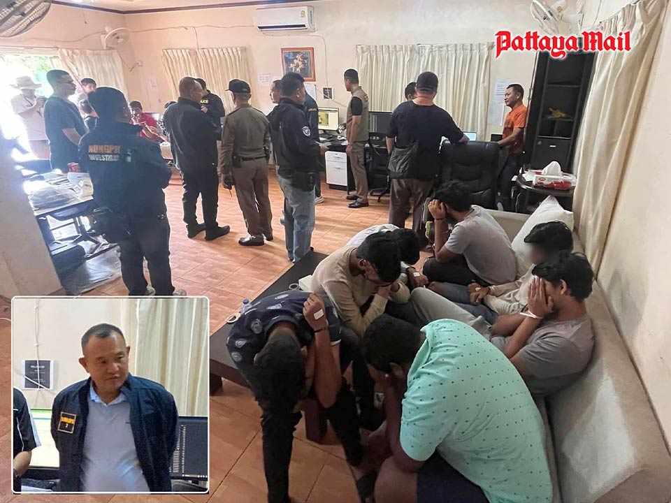 Police storm online gambling den in Pattaya, arresting 21 Indians – Pattaya Mail