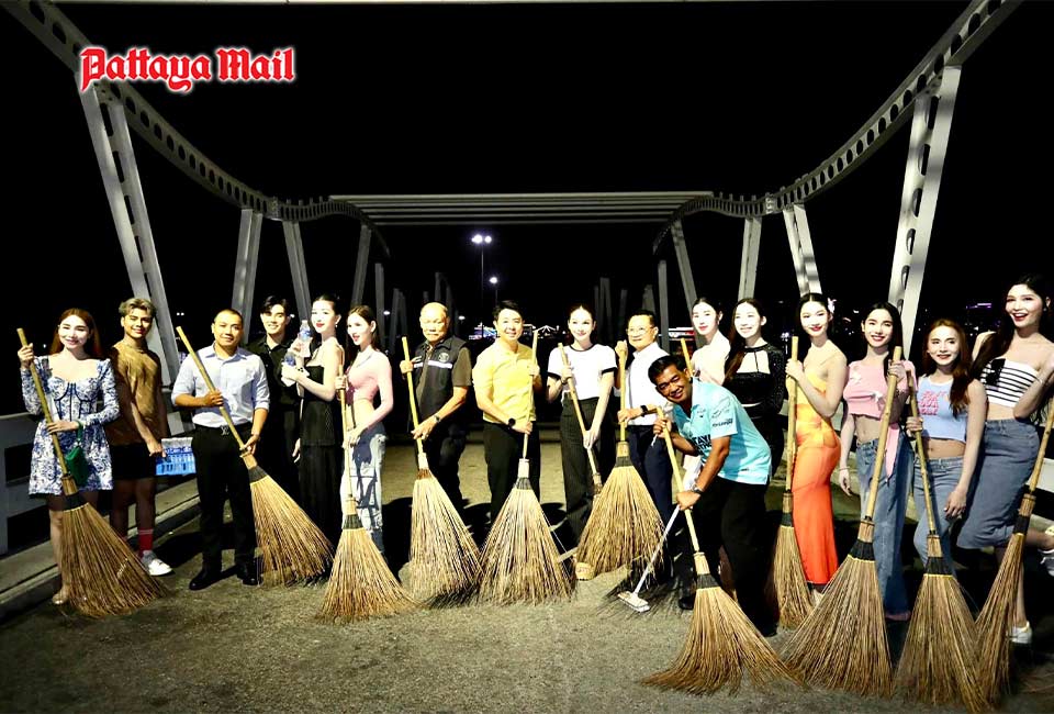 Pattaya businesses unite to cleanup Bali Hai Pier