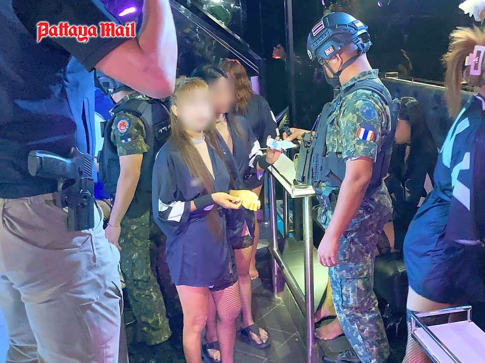 Police raid Pattaya entertainment venues following fatal stabbing incident