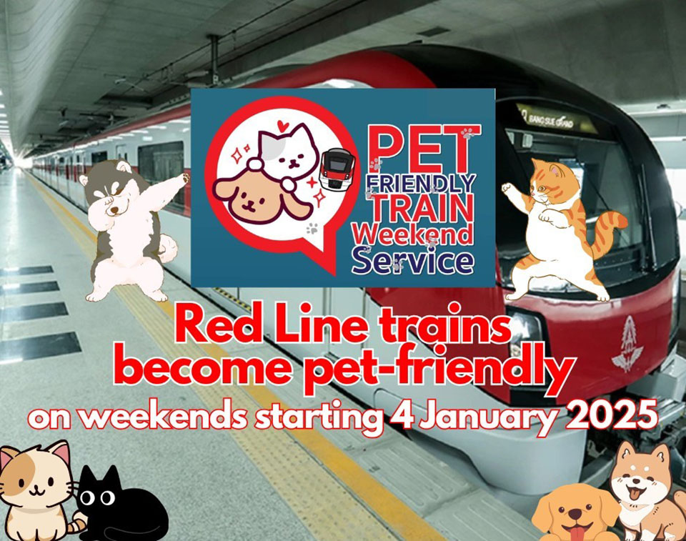 Red Line trains become pet-friendly on weekends starting January 4